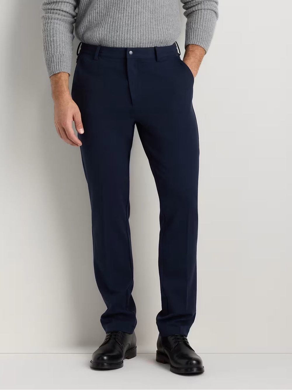 Quince Men’s Ultra-Stretch 24/7 Smart‎ Chinos Deep Navy 34x28 Tapered Slim Pant